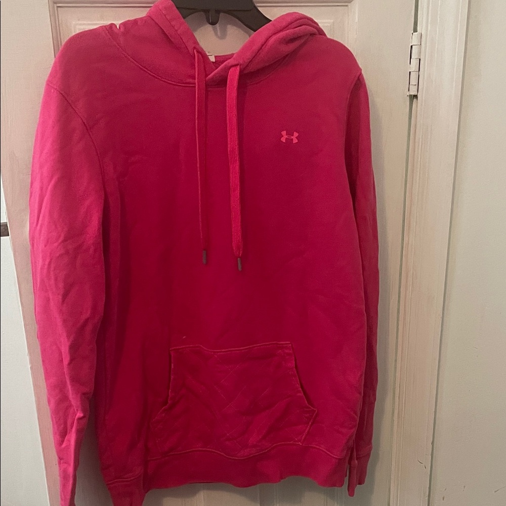 Under Armour Vibrant Pink Pullover Hoodie